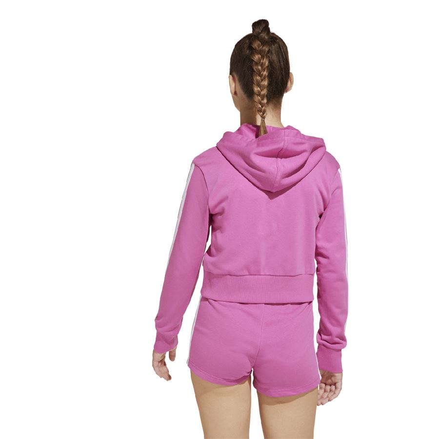 Felpa con cappuccio Essentials Full-Zip Cropped da bambina Adidas | JD8165X